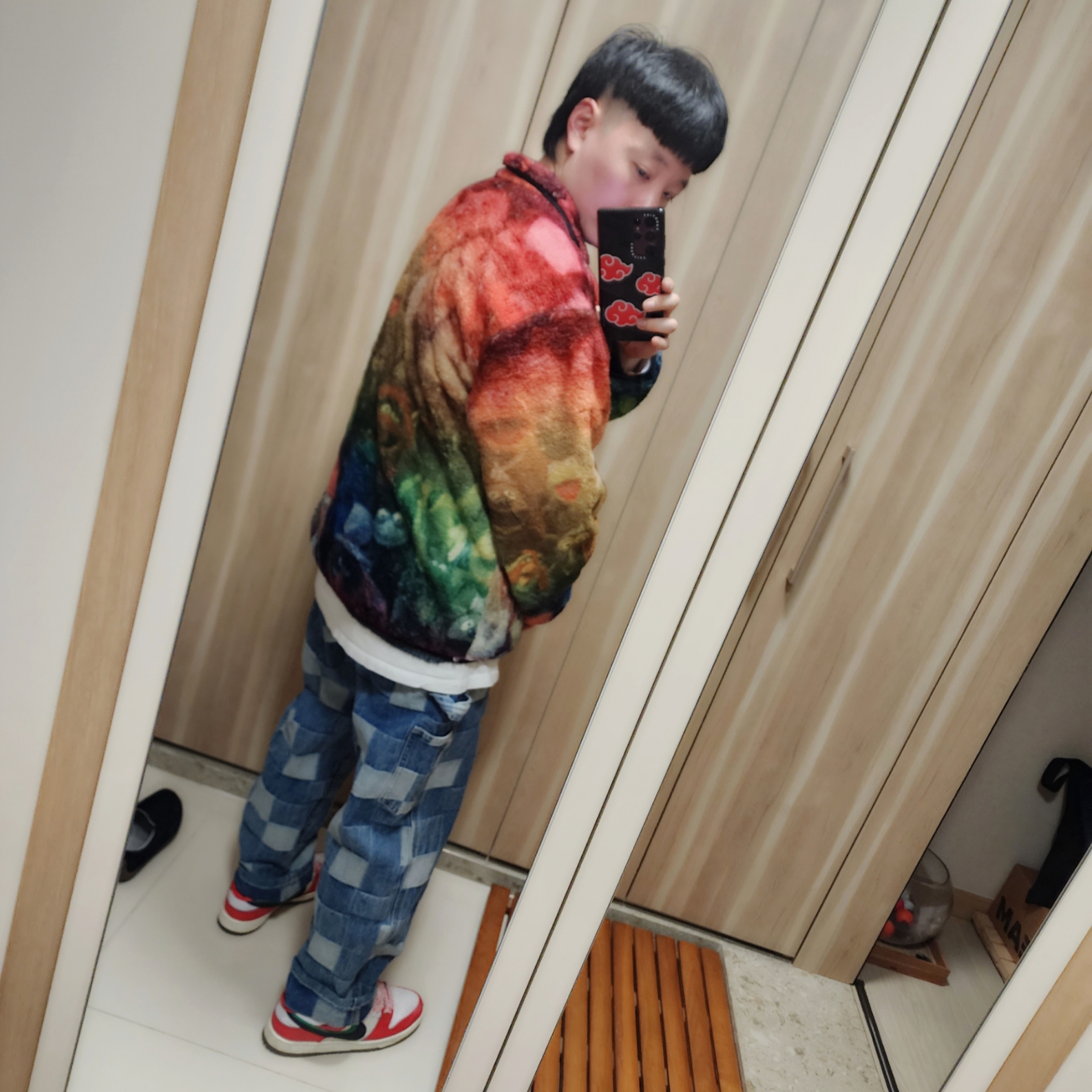 Supreme Muppets Fleece Jacket Multicolor - 24SS 착용 스타일 - 3