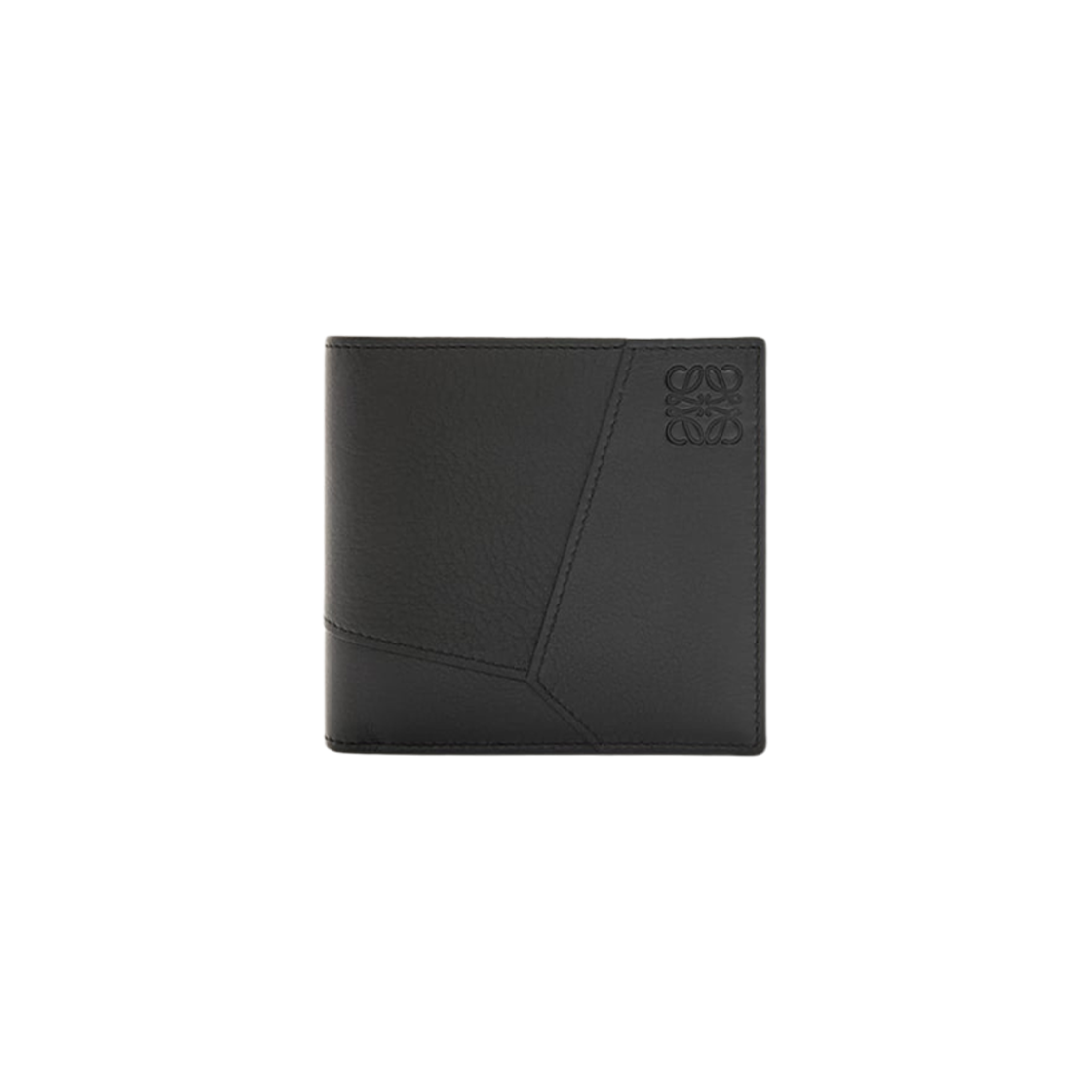 Loewe Puzzle Bifold Coin Wallet in Classic Calfskin Black 상세 이미지 1