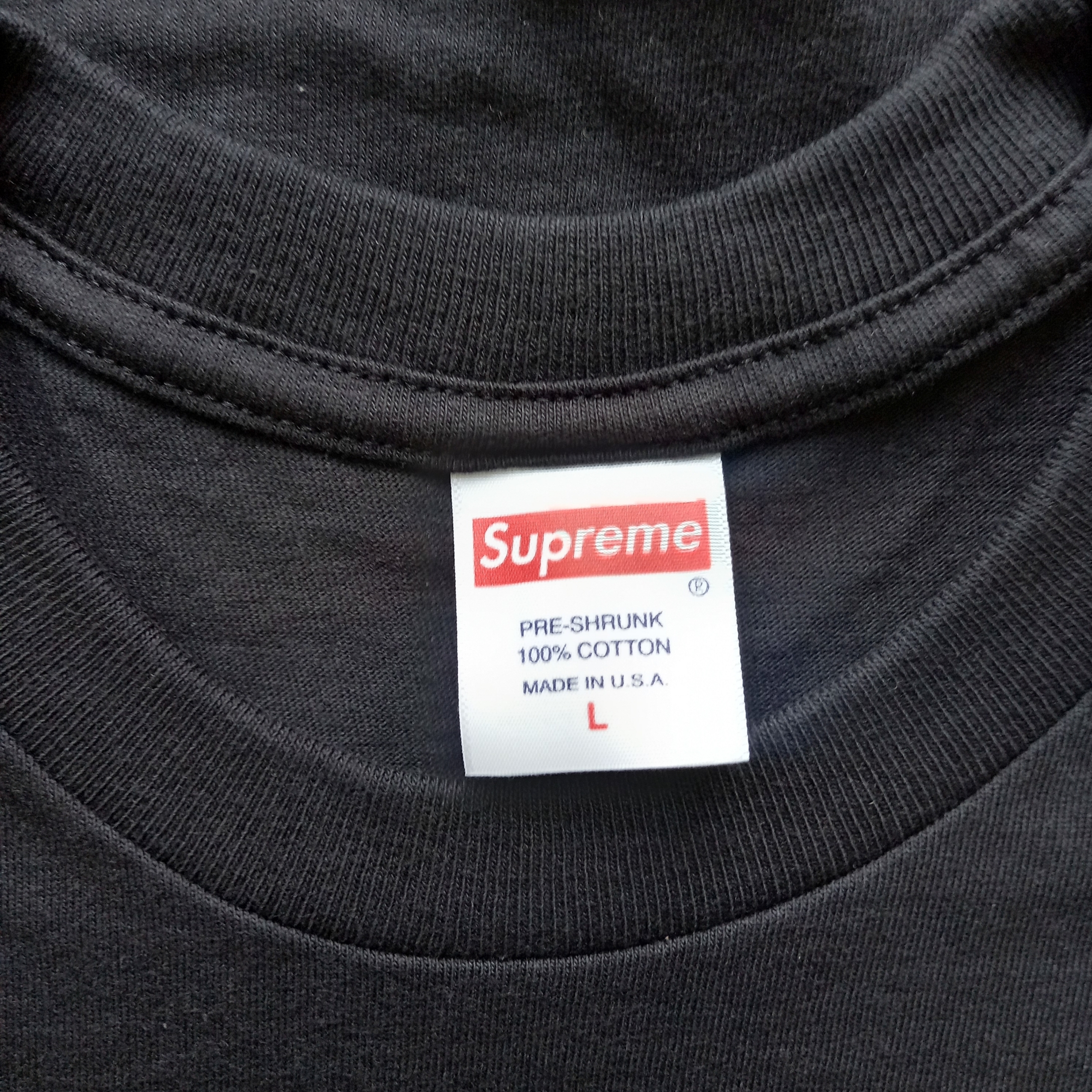Supreme Box Logo T-Shirt Black - 23FW, Supreme x The North Face Split 6-Panel Black - 24SS 착용 스타일 - 3