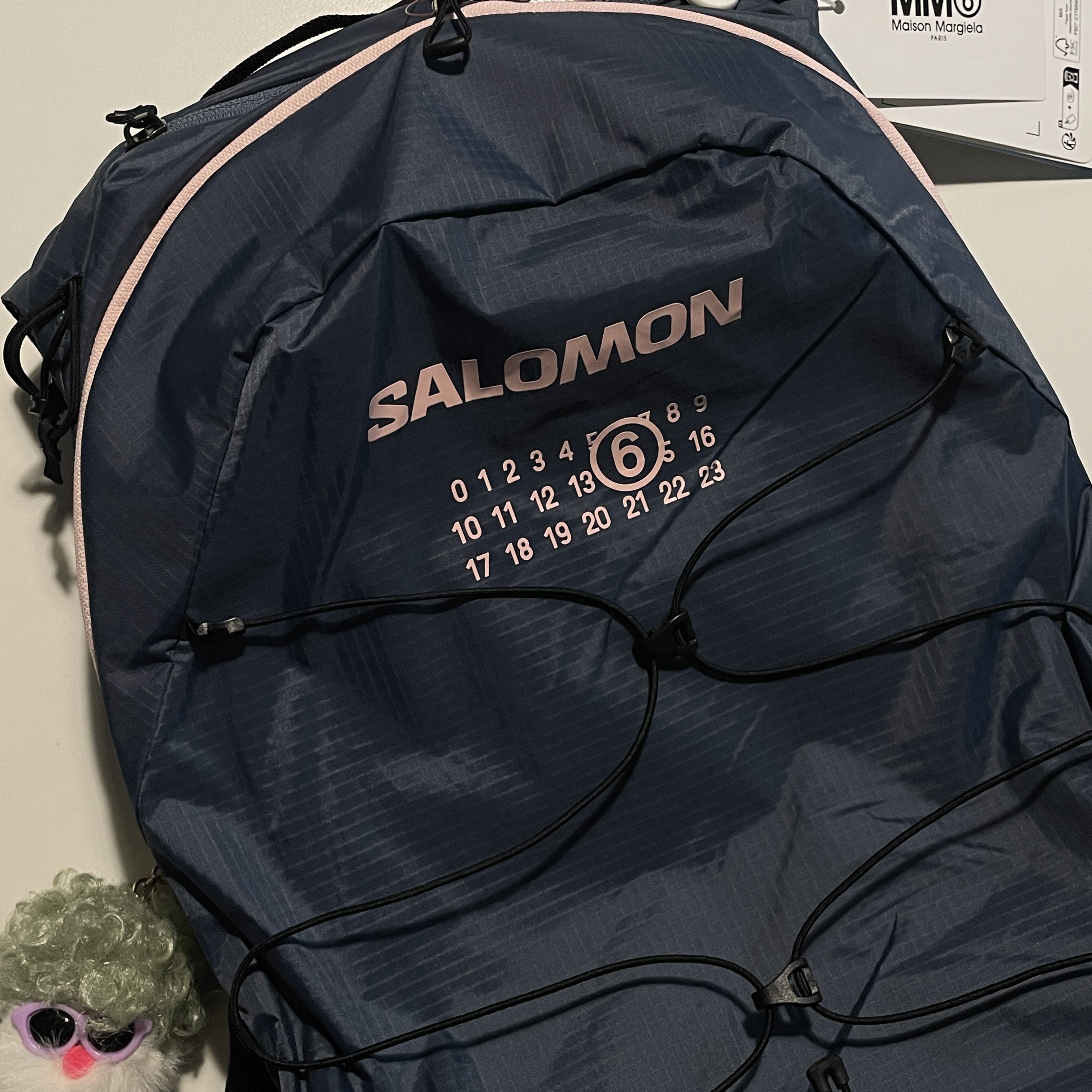 Salomon x MM6 Maison Margiela XT-15 Light Blue 착용 스타일