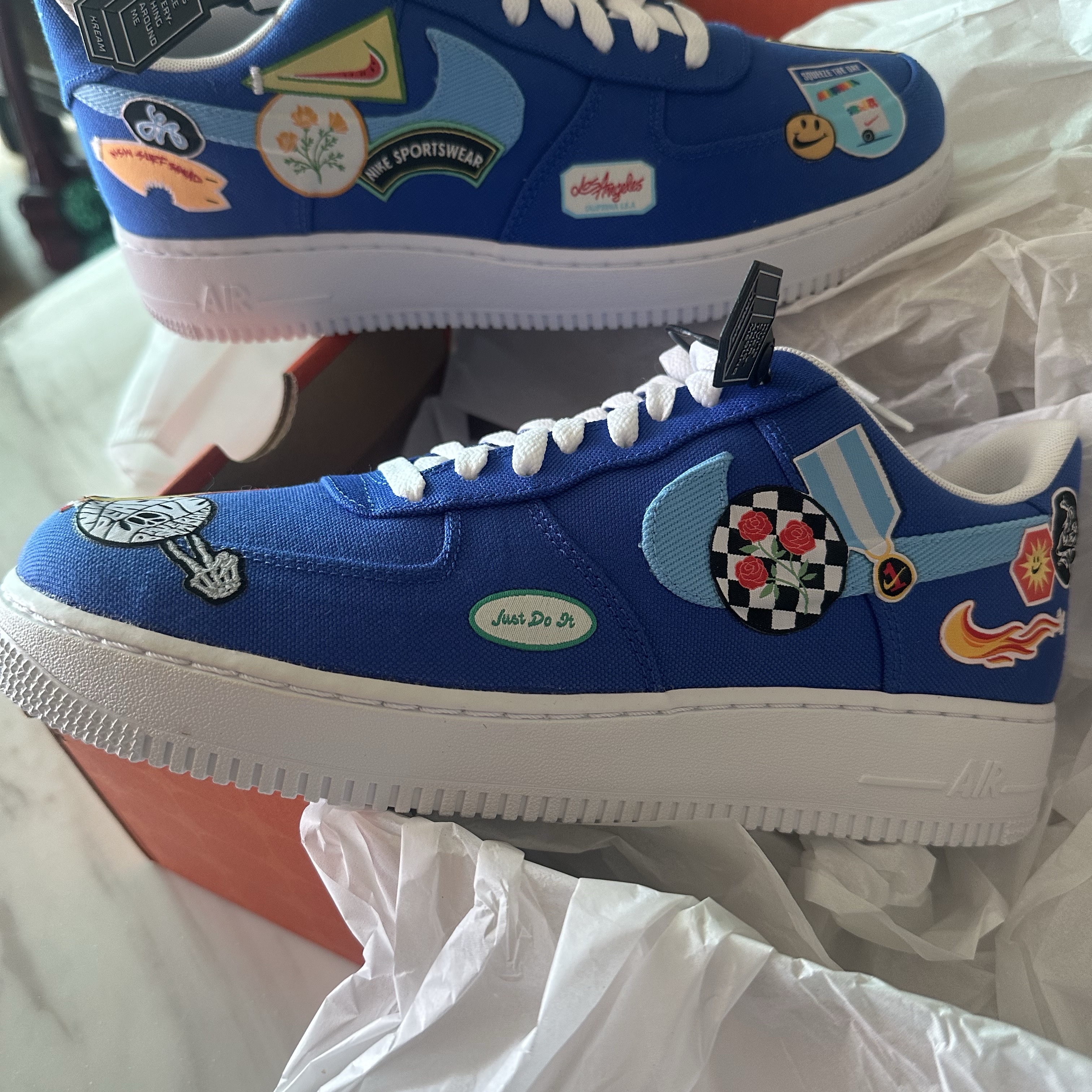 Nike Air Force 1 '07 PRM Patched Up 착용 스타일