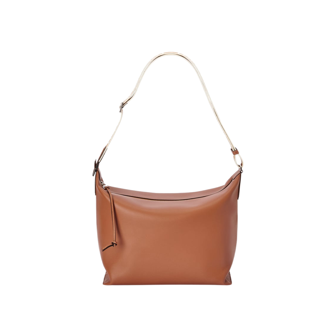 Loewe Cubi Crossbody Bag in Supple Smooth Calfskin Jacquard Tan 상세 이미지 2