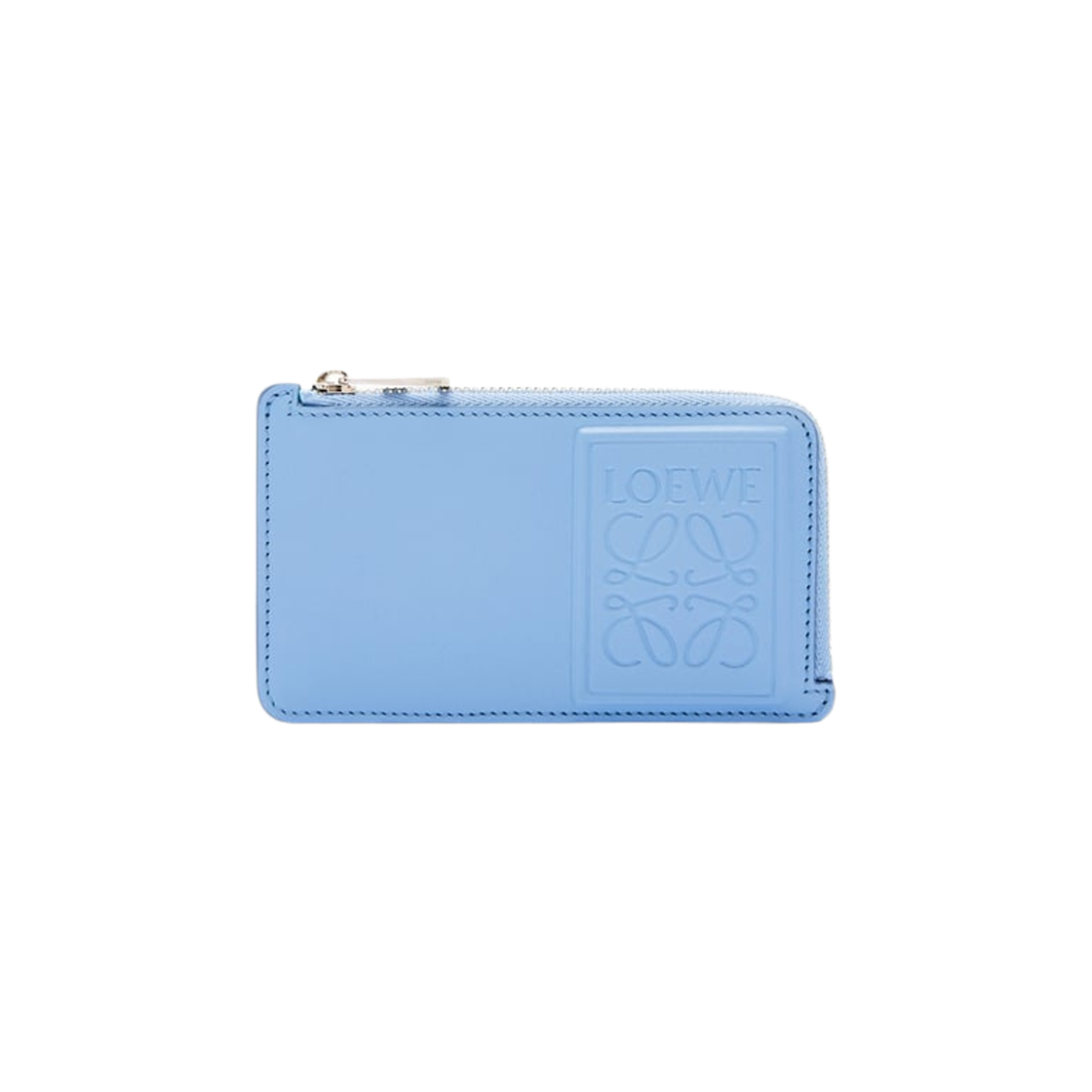 Loewe Coin Card Holder in Satin Calfskin Olympic Blue 상세 이미지 1