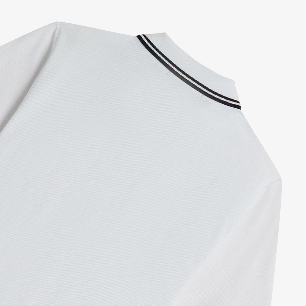 프레드페리 G3600 트윈 팁 프레드페리 셔츠 화이트/블랙(Fred Perry Womens G3600 Twin Tipped Fred Perry Shirt White/Black) - 4