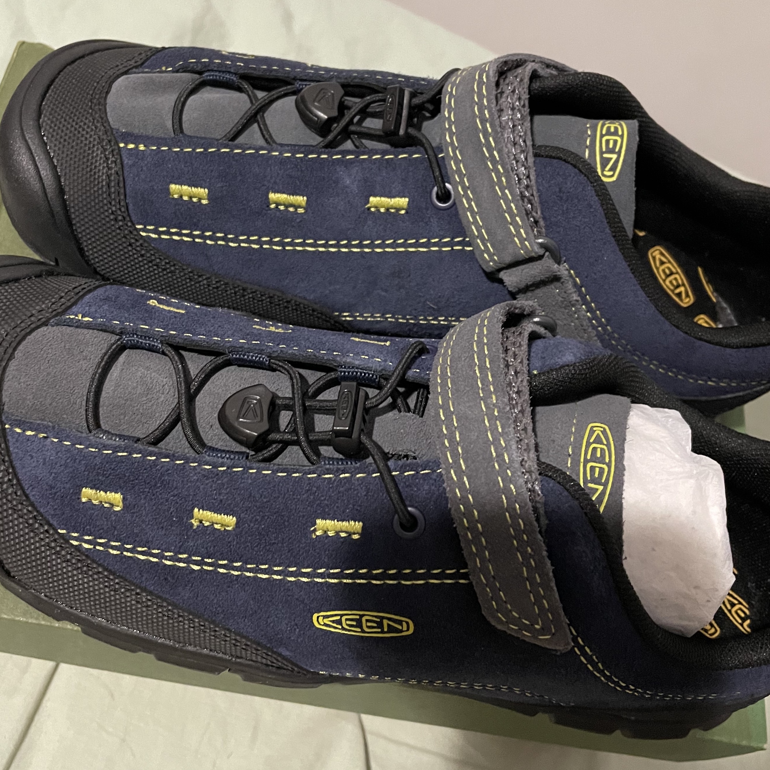 (Kids) Keen Jasper II Sneakers Navy 착용 스타일 - 2