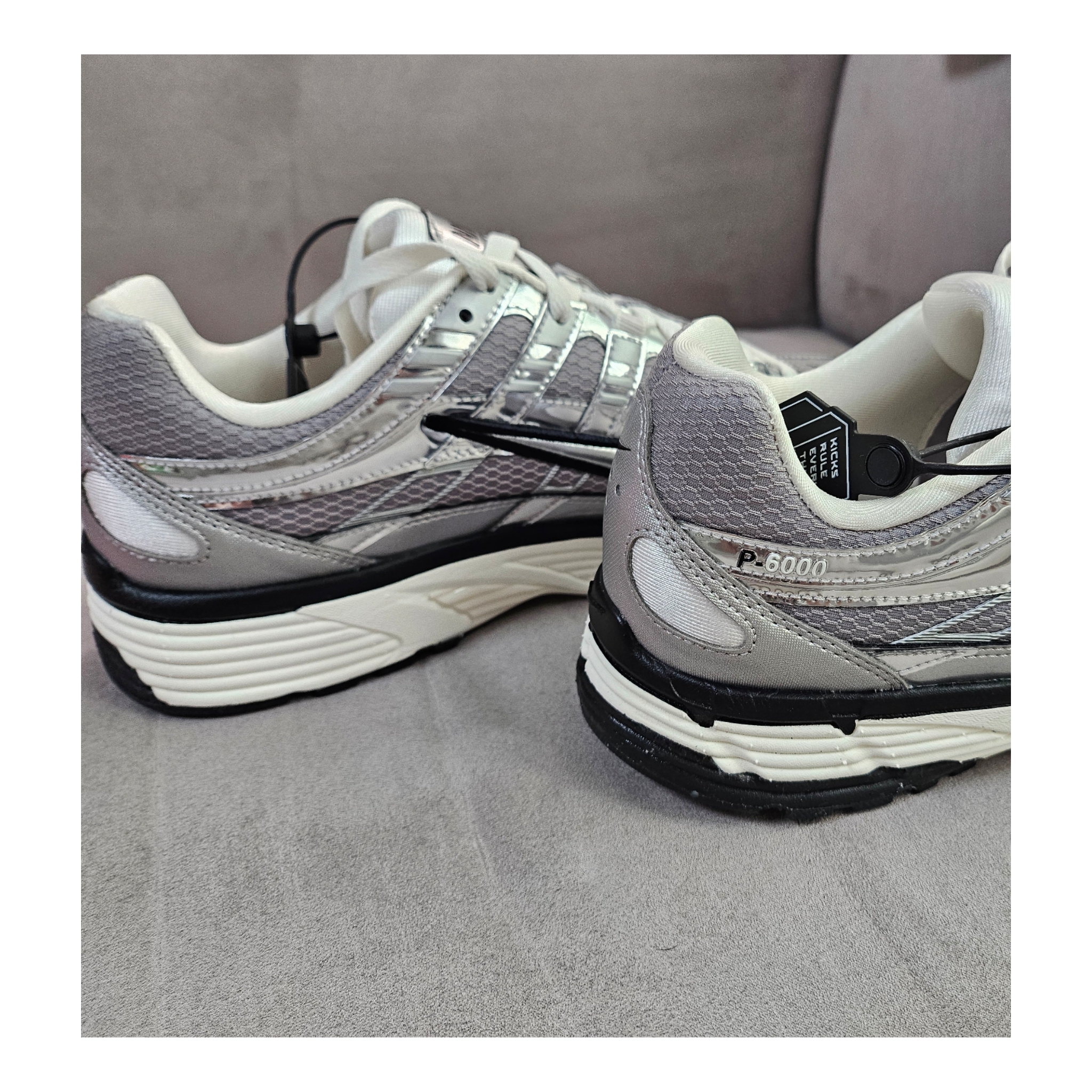 Nike P-6000 Metallic Silver 착용 스타일 - 4