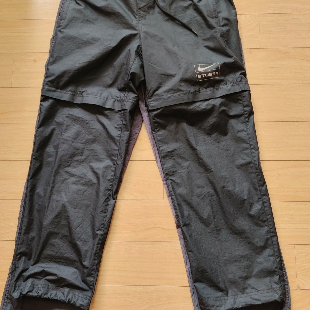 Nike x Stussy Beach Pants Off Noir, Nike x Stussy NRG FL Storm-Fit Pants Black (DO7171-010) 착용 스타일 - 1