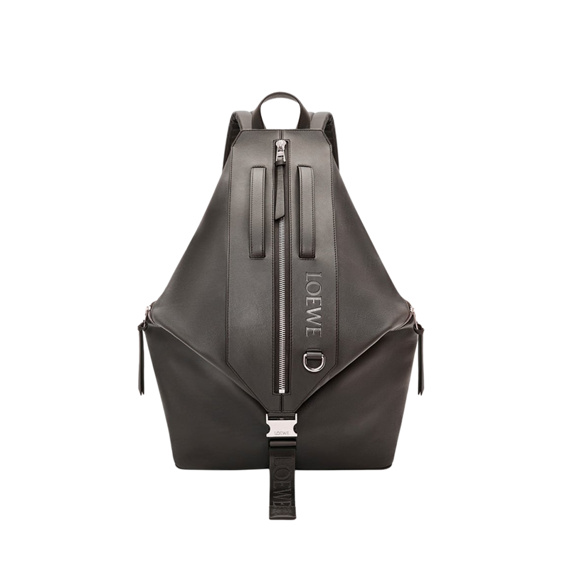 Loewe Convertible Backpack in Classic Calfskin Dark Grey 상세 이미지 1