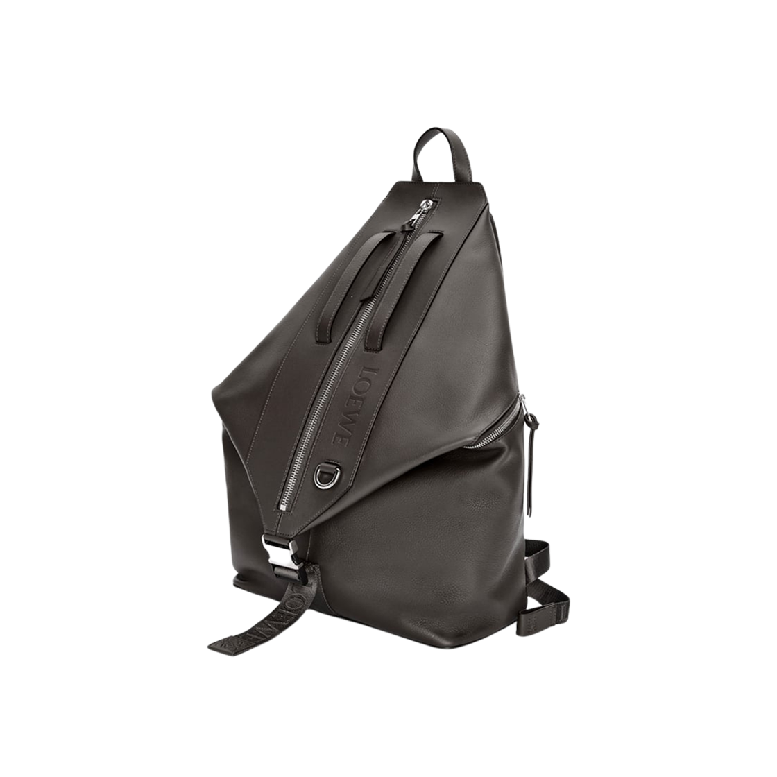 Loewe Convertible Backpack in Classic Calfskin Dark Grey 상세 이미지 2