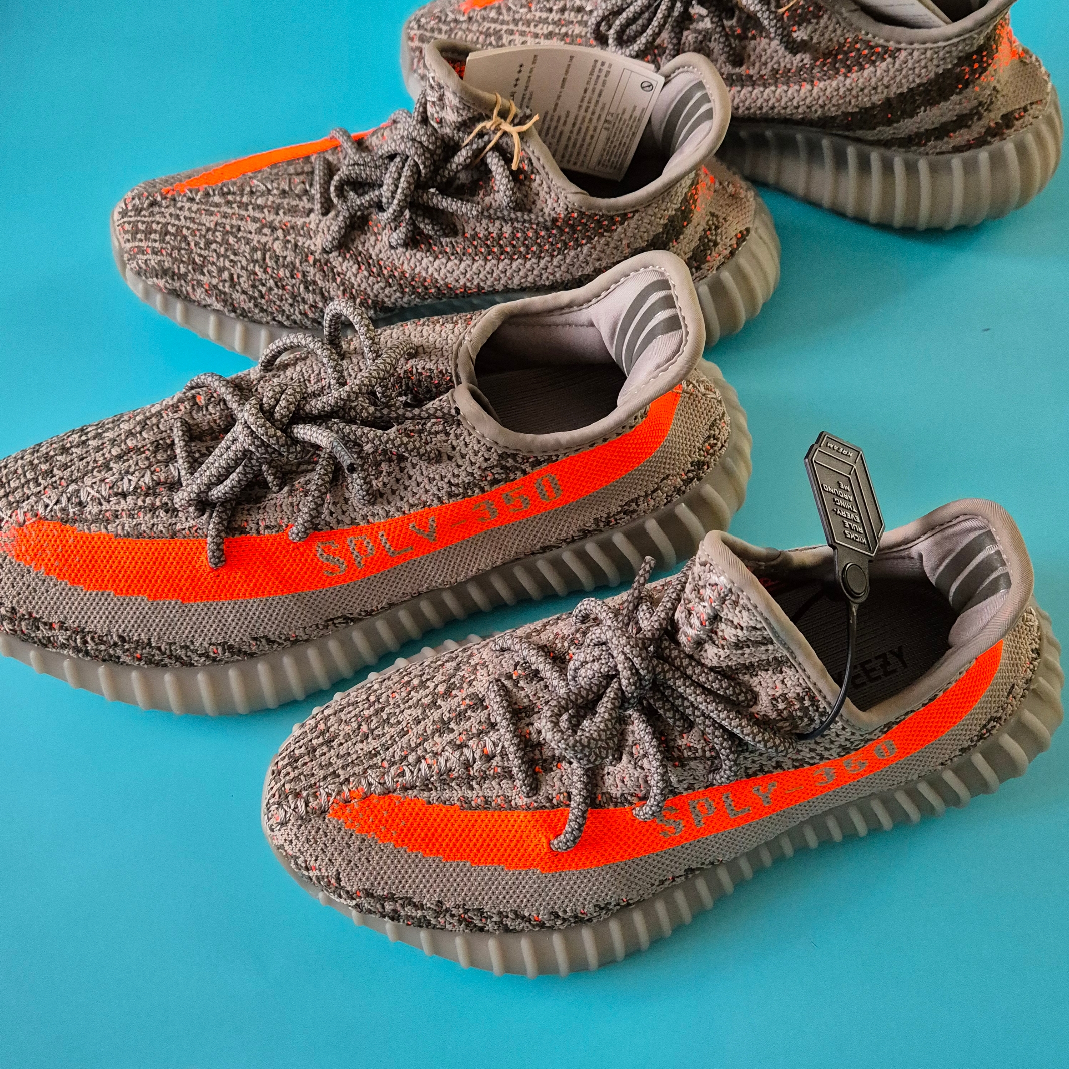 Adidas Yeezy Boost 350 V2 Beluga - Reflective 착용 스타일 - 1