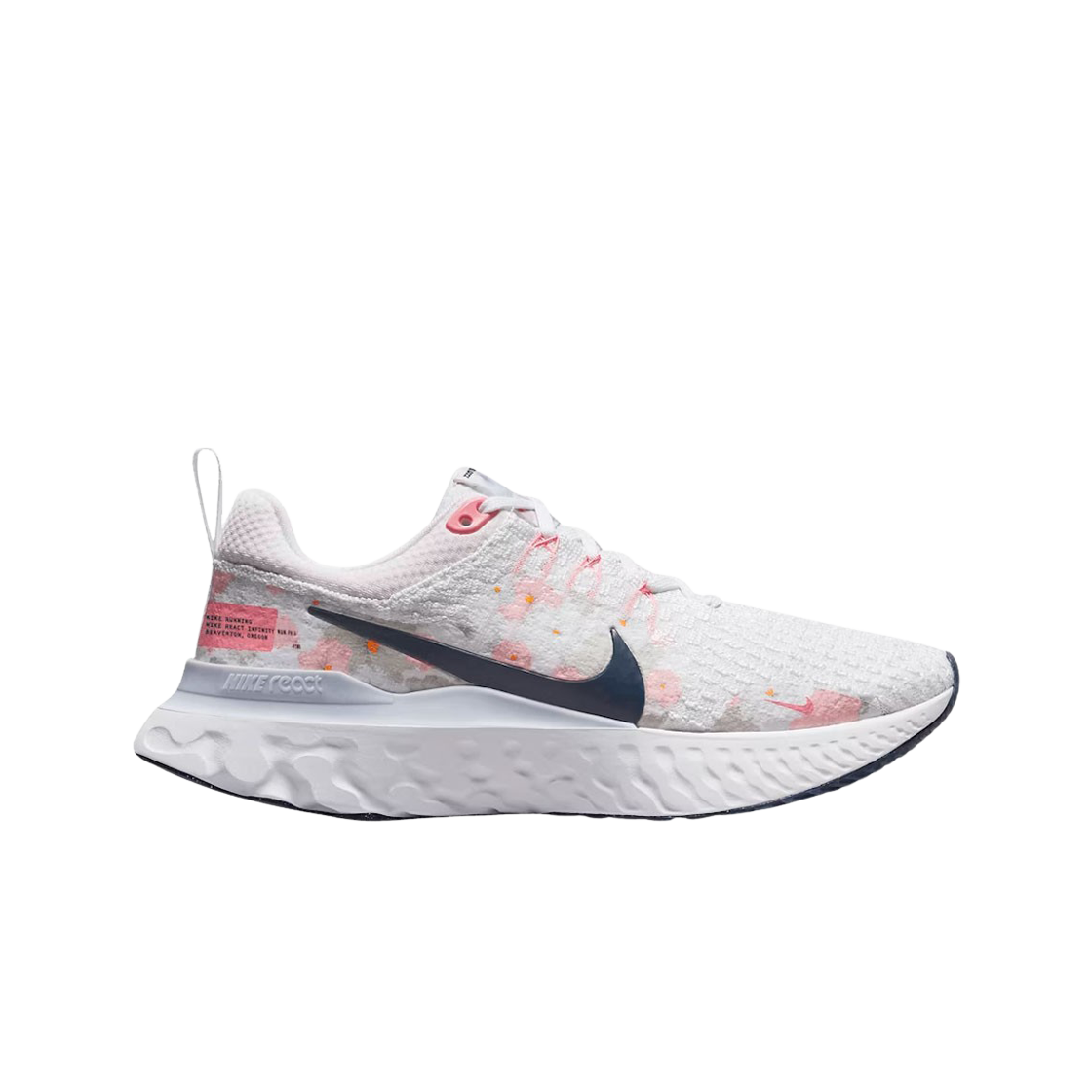 FD4151-100 (W) Nike React Infinity 3 PRM White Pearl Pink