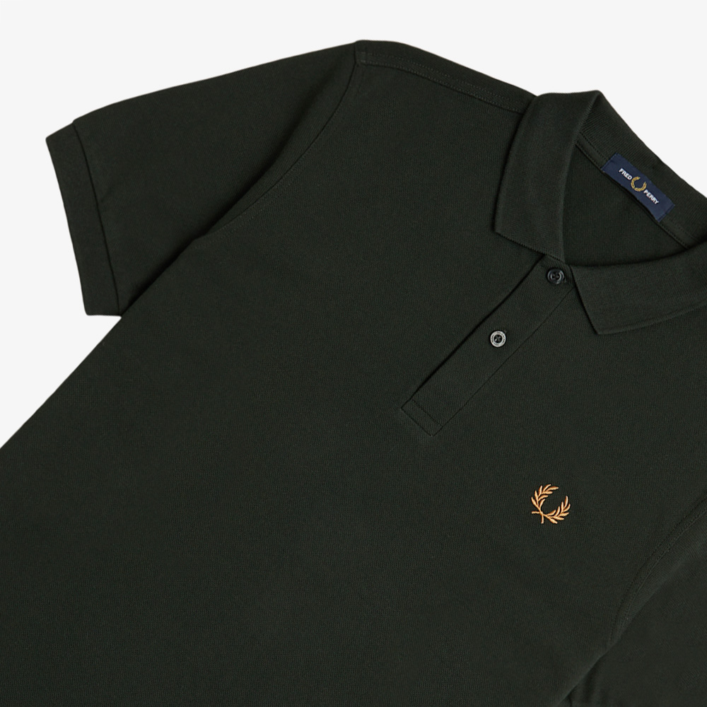 프레드페리 M6000 플레인 프레드페리 셔츠 나이트그린/러스트(Fred Perry M6000 Plain Fred Perry Shirt Night Green/Light Rust) - 3