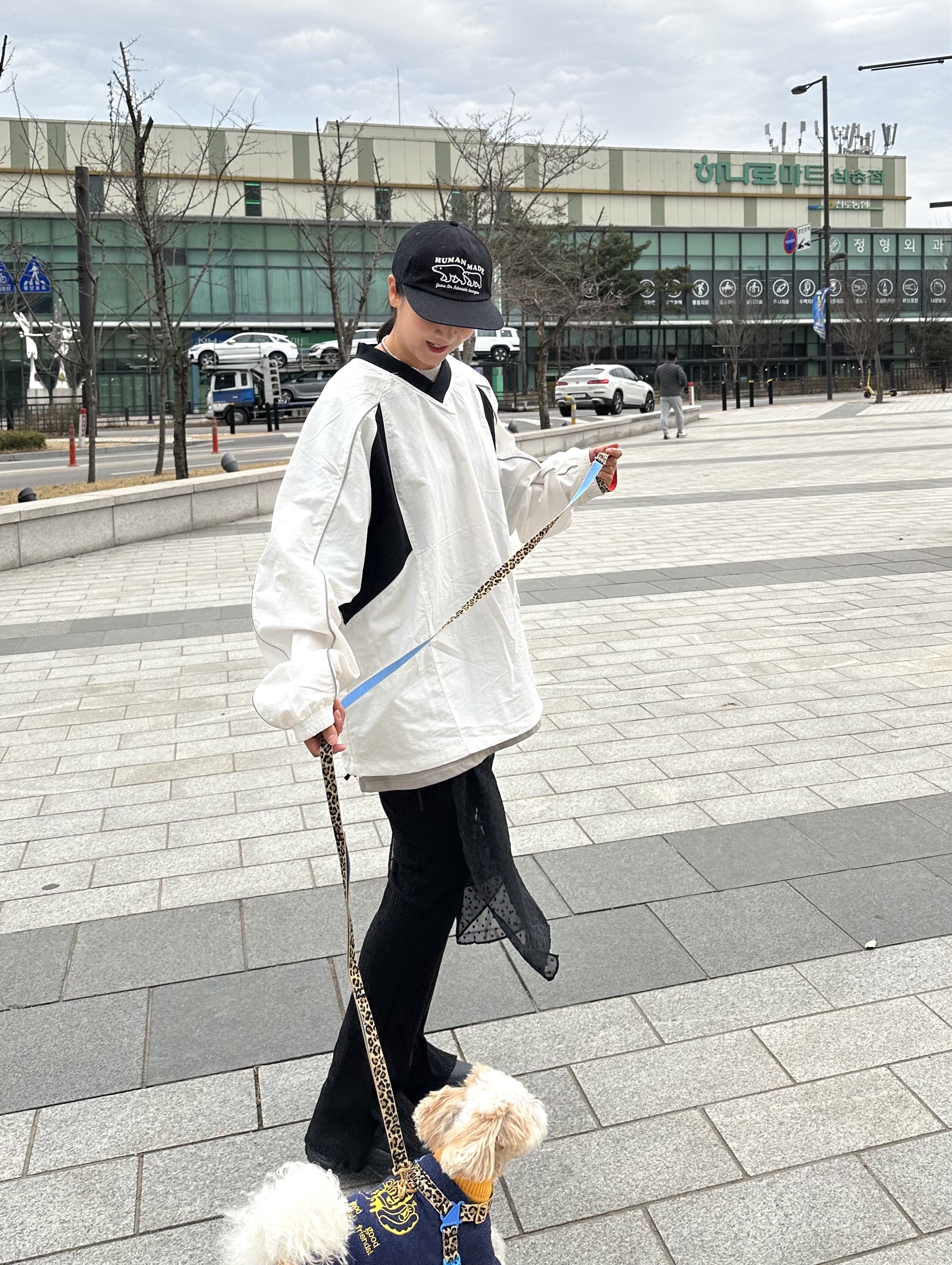 Human Made 5 Panel Cap #2 Black 착용 스타일 - 2