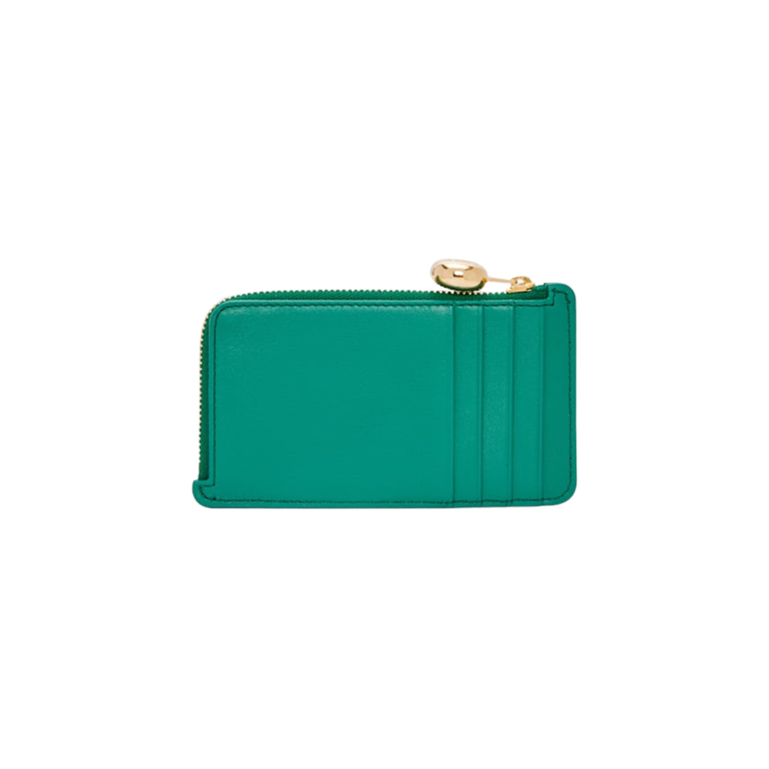 Loewe Pebble Coin Card Holder In Shiny Nappa Calfskin Emerald Green 상세 이미지 2