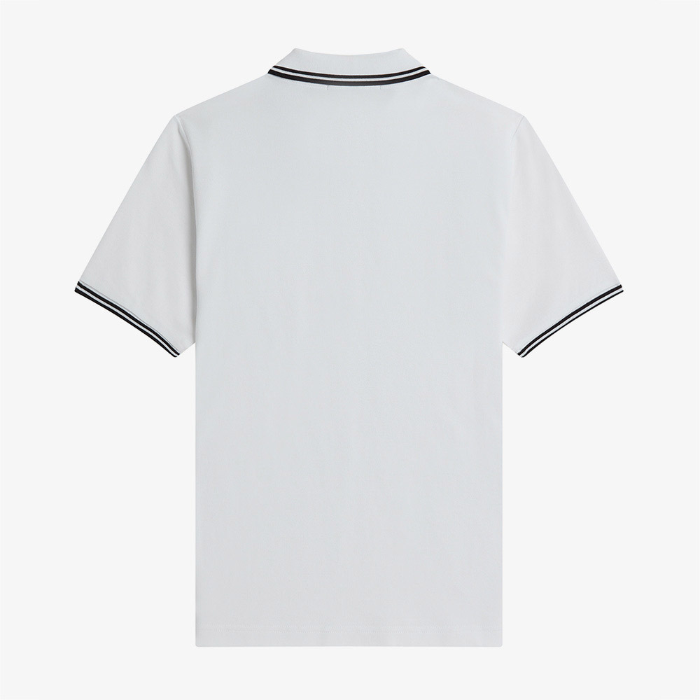 프레드페리 G3600 트윈 팁 프레드페리 셔츠 화이트/블랙(Fred Perry Womens G3600 Twin Tipped Fred Perry Shirt White/Black) - 2