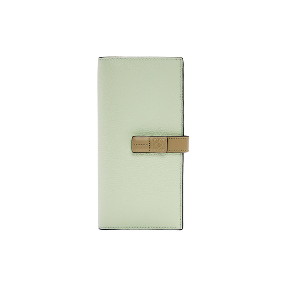 Loewe Large Vertical Wallet in Grained Calfskin Spring Jade Clay Green 상세 이미지 1