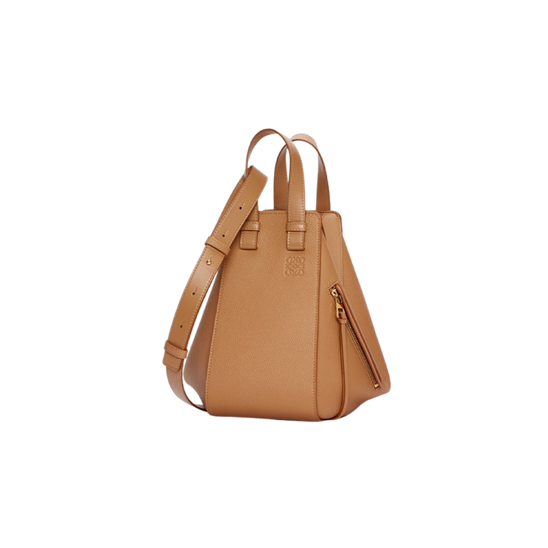 Loewe Small Hammock Bag In Soft Grained Calfskin Toffee 상세 이미지 1