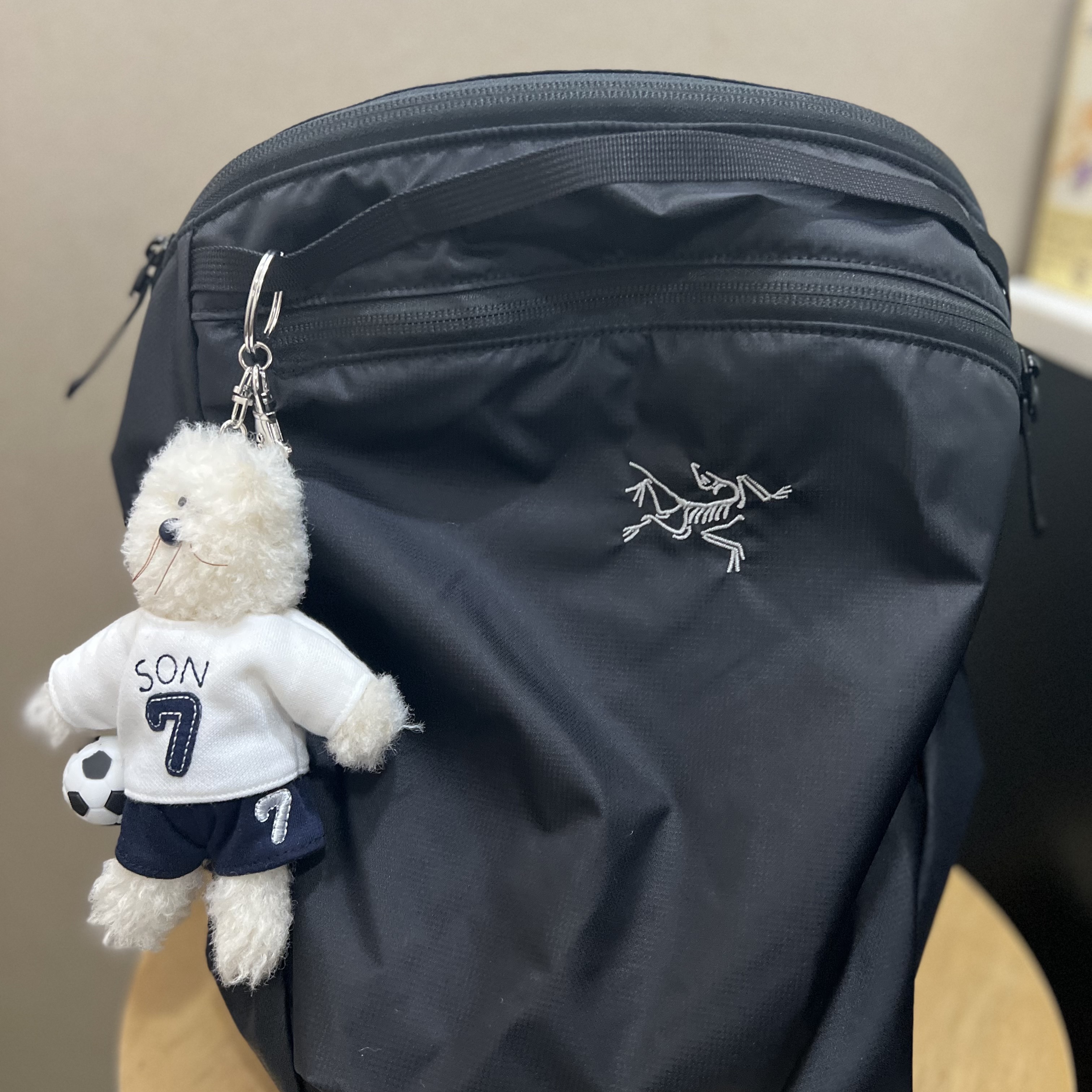 Arc'teryx Heliad 15 Backpack Black, [예약 배송] NOS7 x Monamhee SON.hee Cream 착용 스타일