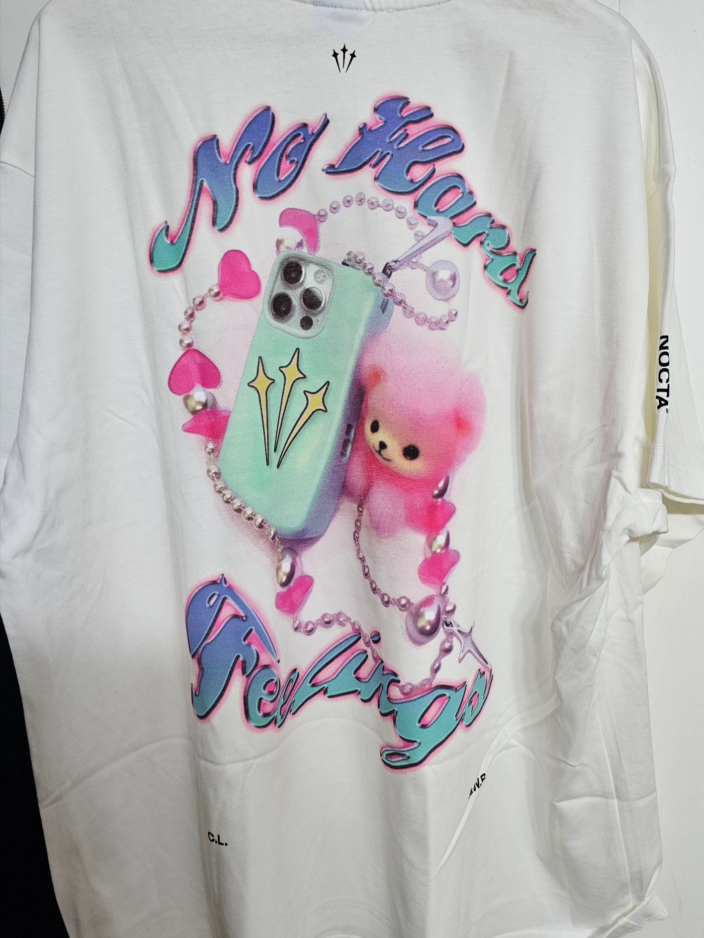 Nike x Drake Nocta Hard Feelings T-Shirt White - Nocta Exclusive 착용 스타일