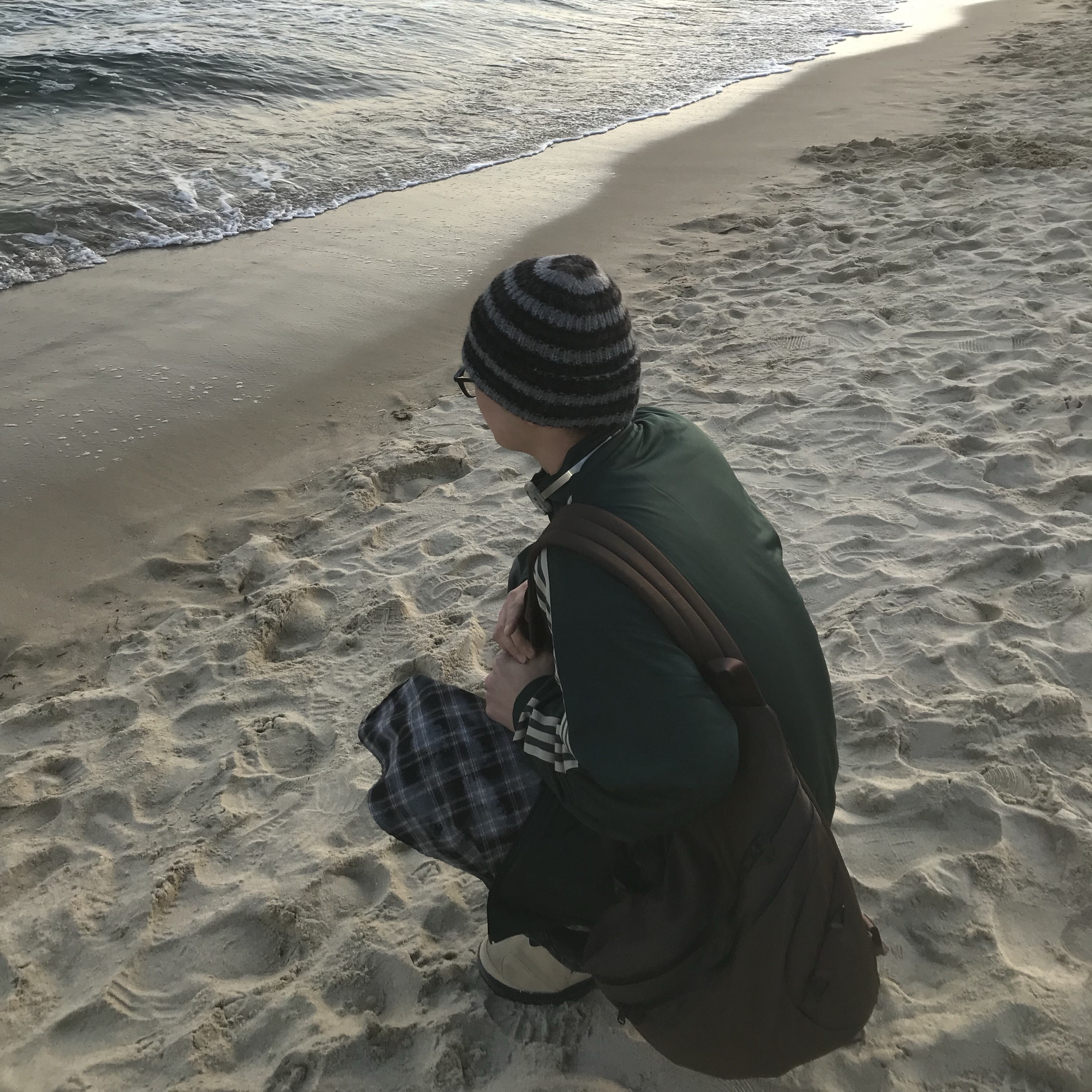 Supreme Loose Stripe Beanie Black - 23FW, Adidas Originals Beckenbauer Track Jacket Shadow Green - KR Sizing 착용 스타일 - 2