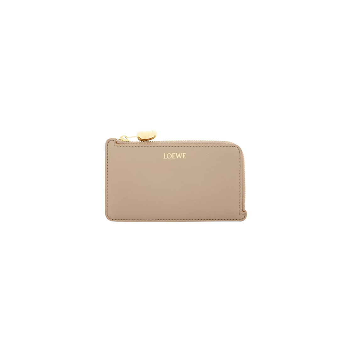 Loewe Pebble Coin Card Holder In Shiny Nappa Calfskin Sand 상세 이미지 1