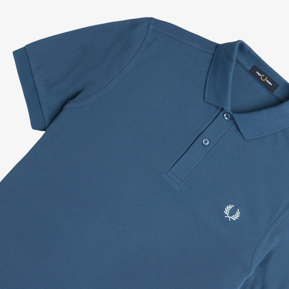 프레드페리 M6000 플레인 프레드페리 셔츠 미드나잇블루/라이트아이스(Fred Perry M6000 Plain Fred Perry Shirt Midnight Blue/Light Ice) - 3