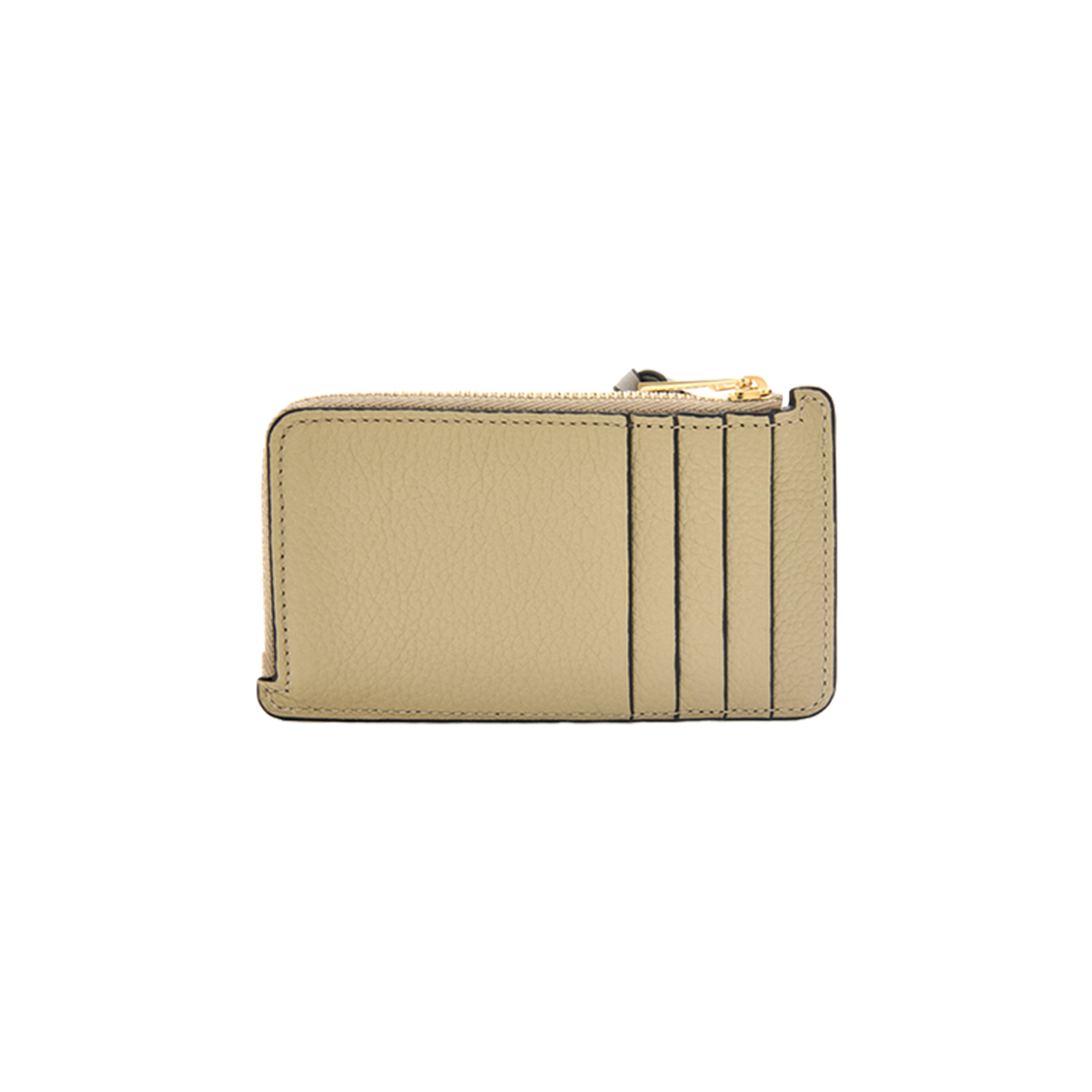 Loewe Coin Card Holder in Soft Grained Calfskin Sage Green Dark Khaki Green 상세 이미지 3