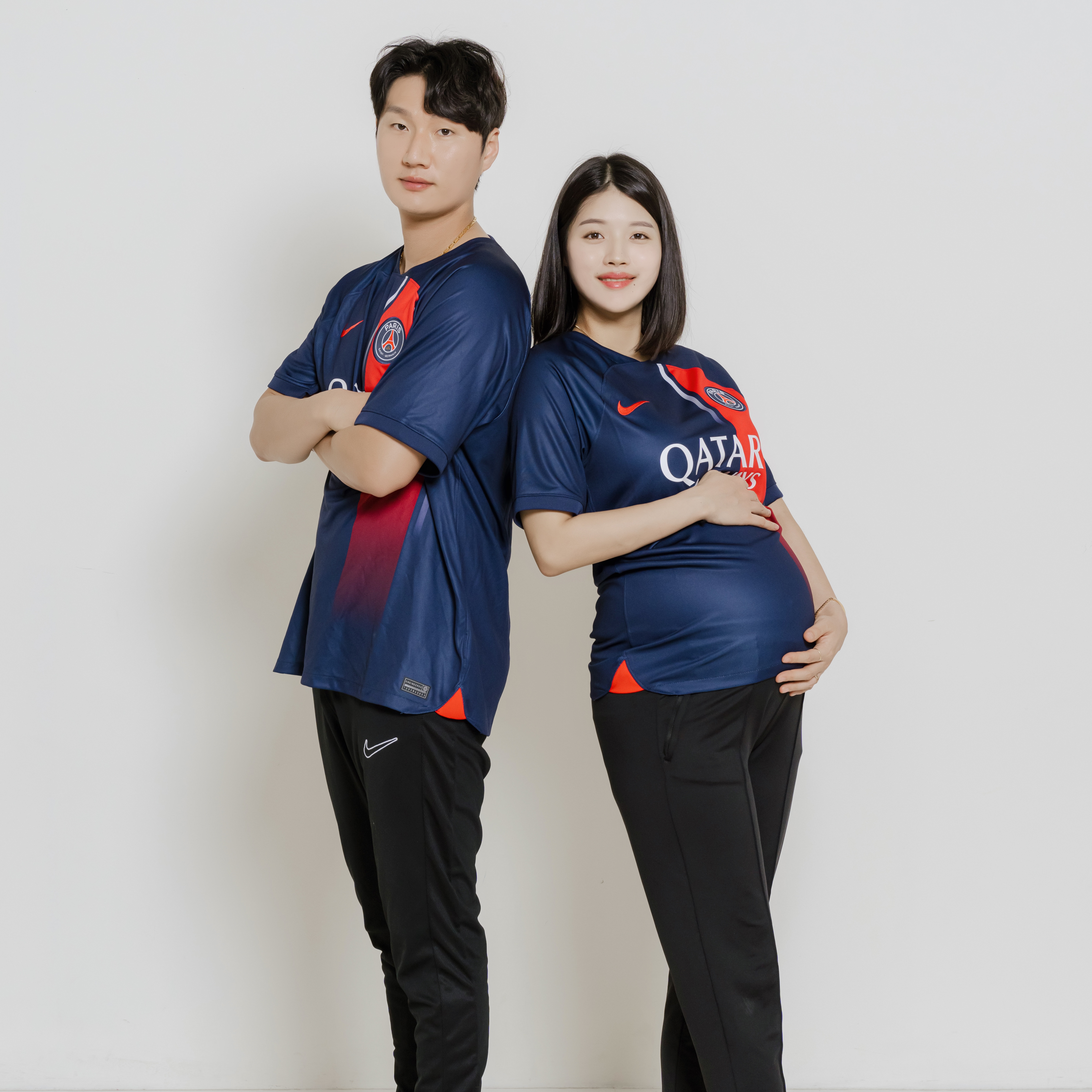 Nike Paris Saint-Germain 2023/24 Dri-Fit Stadium Home Jersey Midnight Navy (Non Marking Ver.), Rolex Submariner Date 41mm 126613LN Black Oyster 착용 스타일 - 2