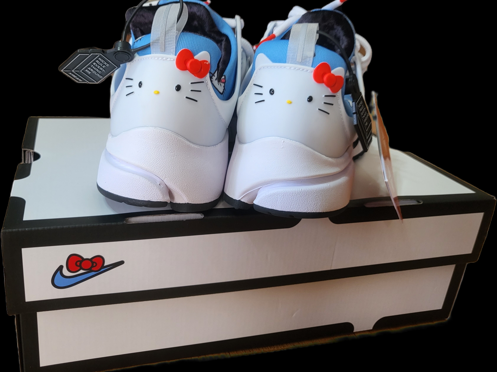 (TD) Nike x Hello Kitty Air Presto University Blue 착용 스타일 - 5