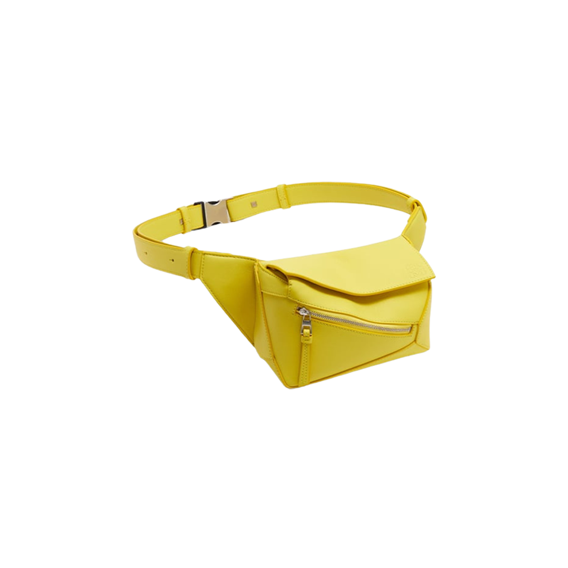 Loewe Mini Puzzle Bumbag in Classic Calfskin Lemon Zest 상세 이미지 2