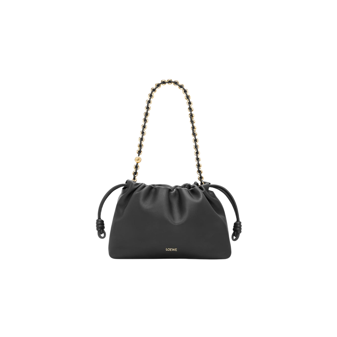 Loewe Medium Flamenco Purse Bag In Mellow Nappa Lambskin Black 상세 이미지 2