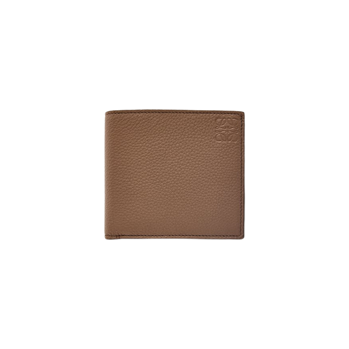 Loewe Bifold Coin Wallet in Soft Grained Calfskin Winter Brown 상세 이미지 1