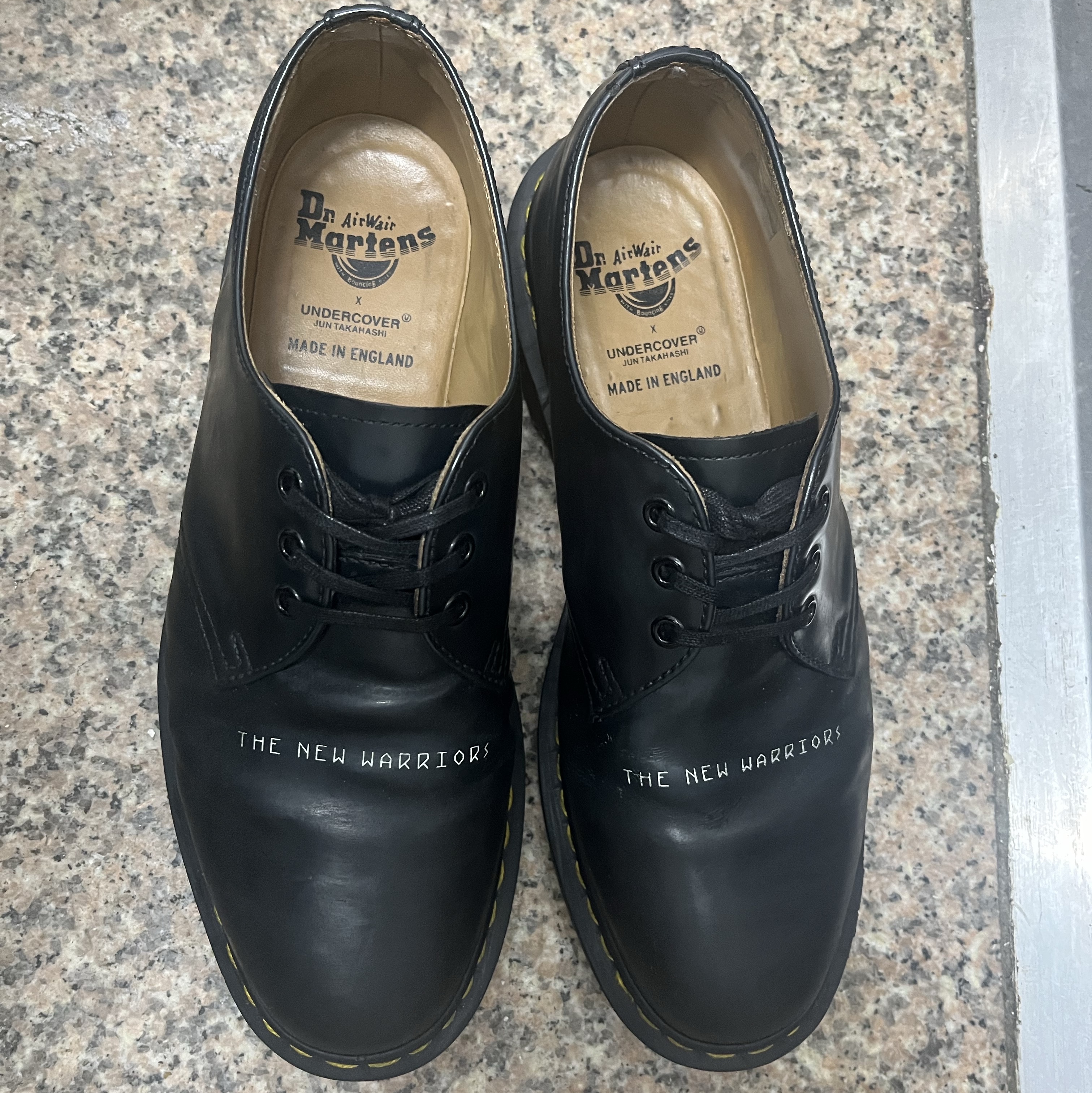 Dr. Martens x Undercover 1461 Black Smooth 착용 스타일 - 2