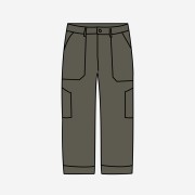 Uniqlo U Wide Fit Baker Pants Olive - KR