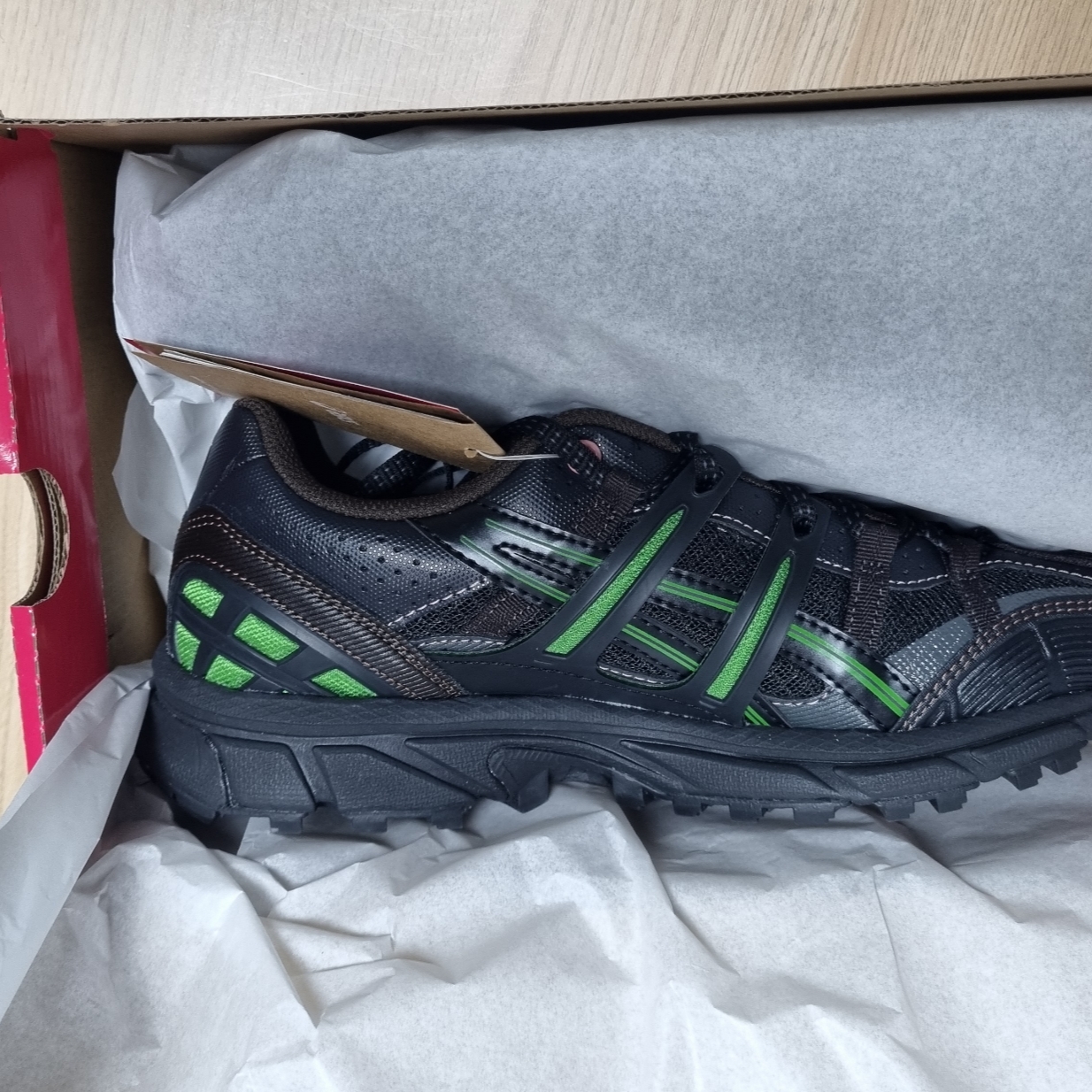 Asics x Andersson Bell Gel-Sonoma 15-50 Black Green 착용 스타일 - 2