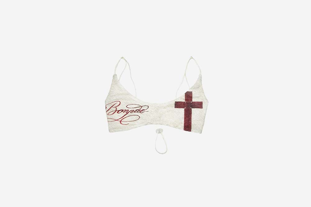 [KREAM 단독] Bonnae Women Graphic bikini top Ivory 상세 이미지 1