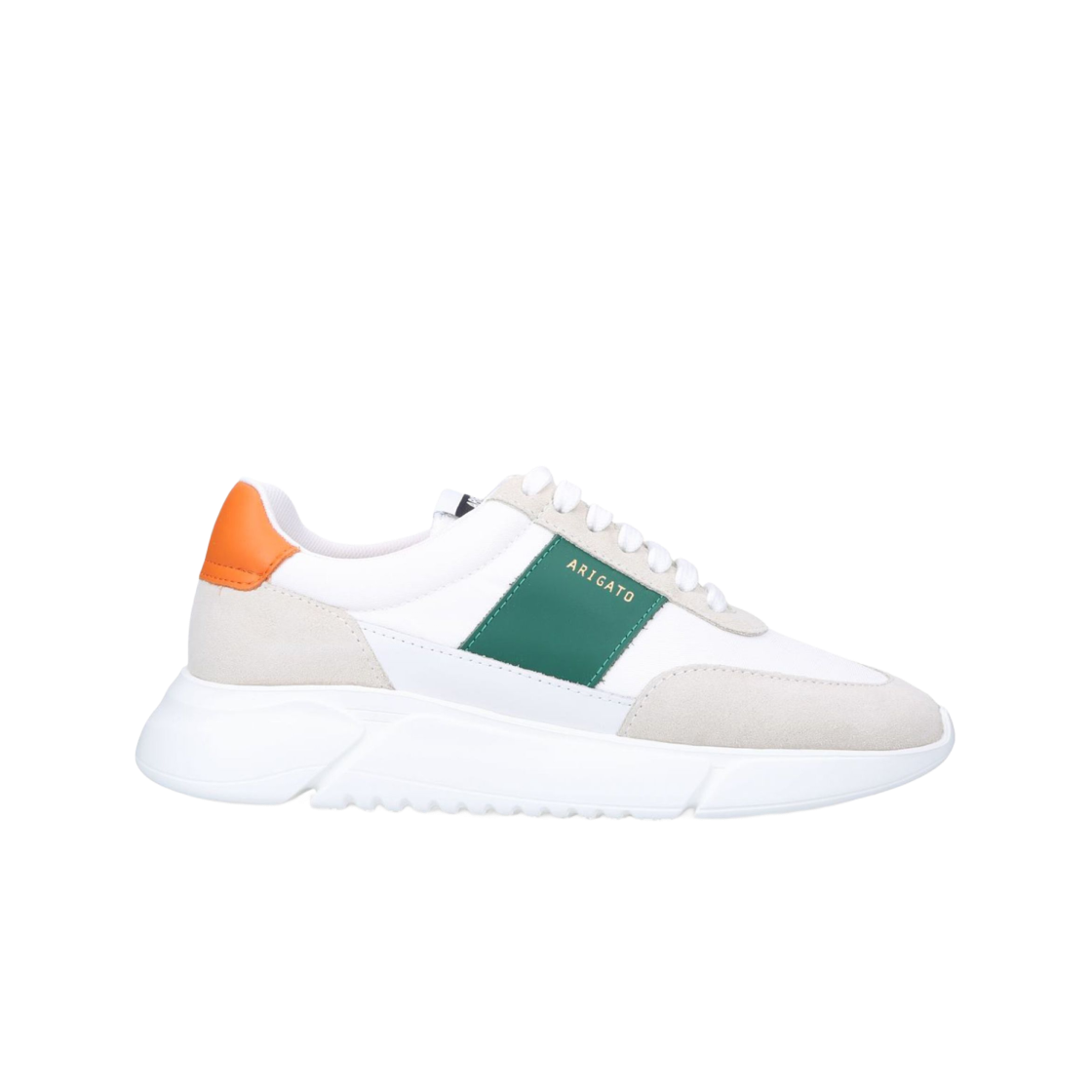 84067 (W) Axel Arigato Genesis Vintage Runner White Orange Green