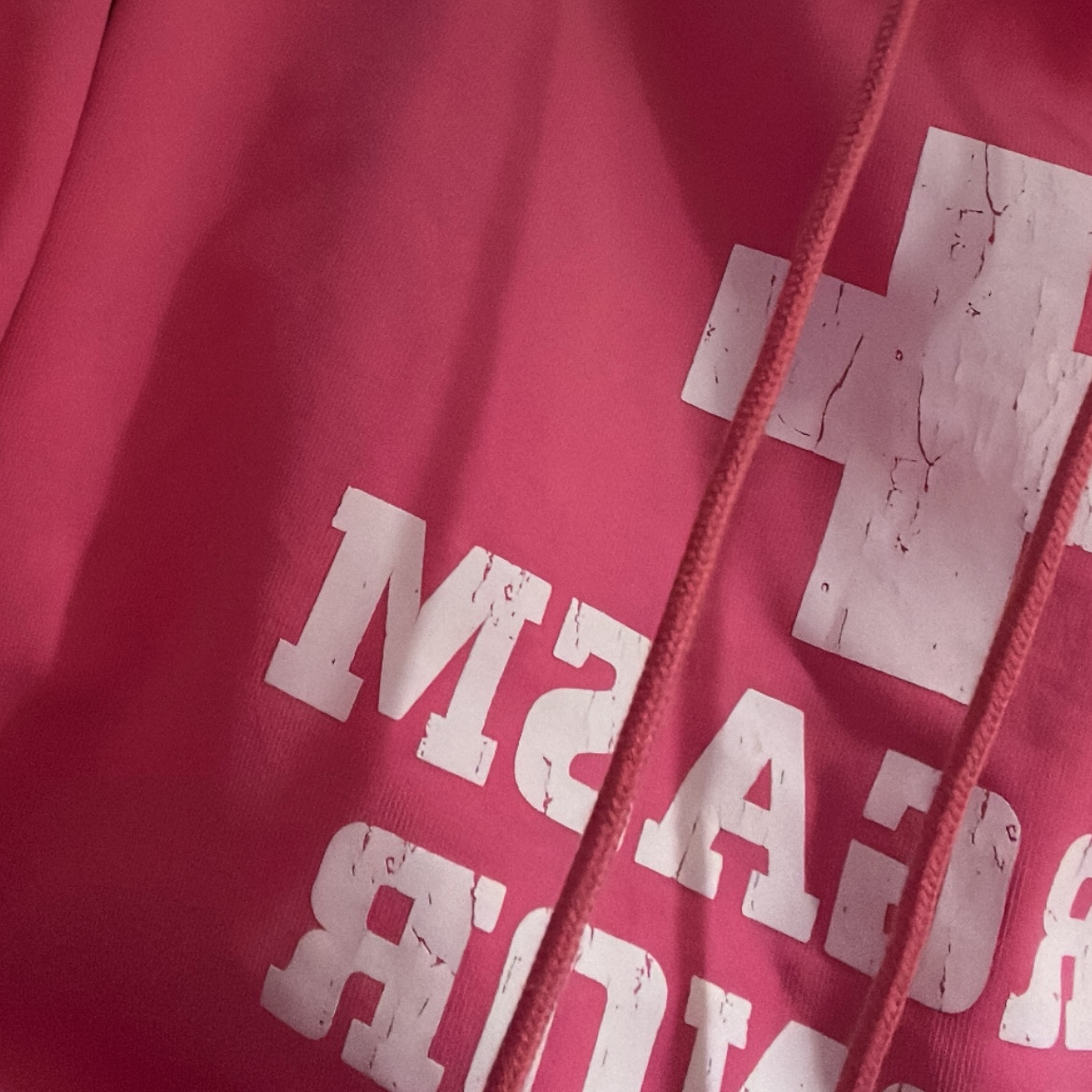 Project G/R Orgasm Donor Hoodie Washed Pink 착용 스타일 - 3