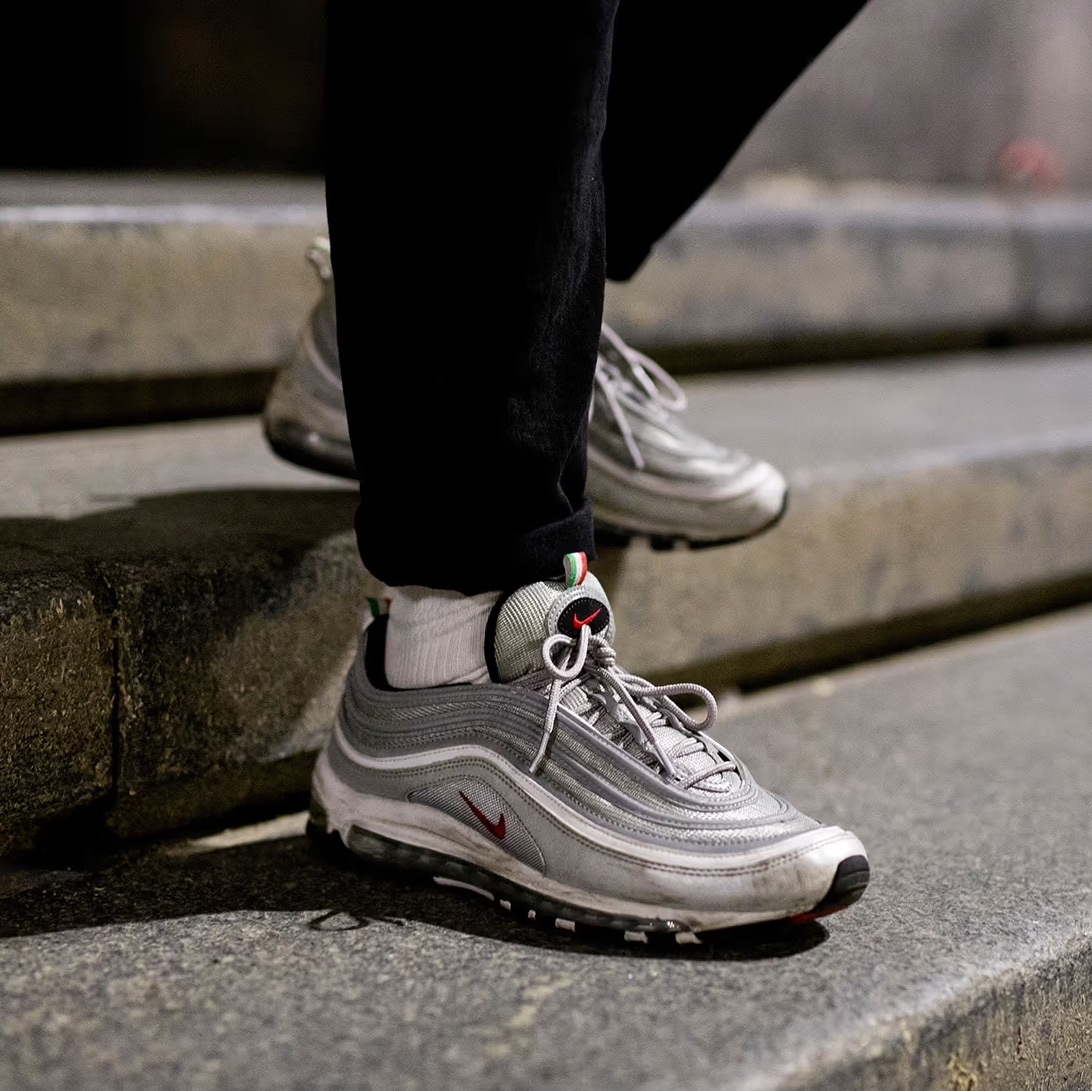 Nike Air Max BW OG Persian Violet, Nike Air Max 95 OG Neon Yellow 2020 착용 스타일 - 5