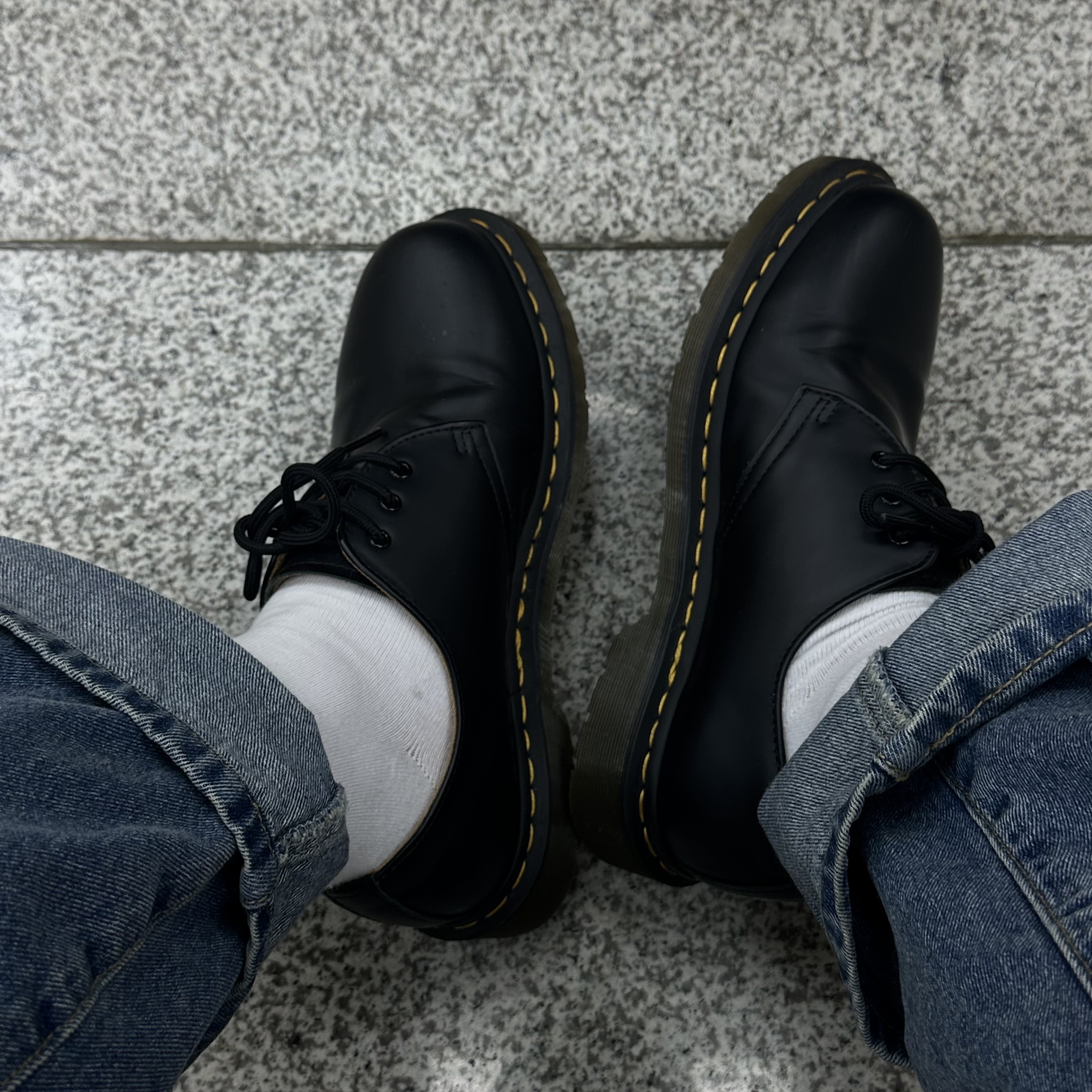 Dr. Martens 1461 Smooth Black 착용 스타일