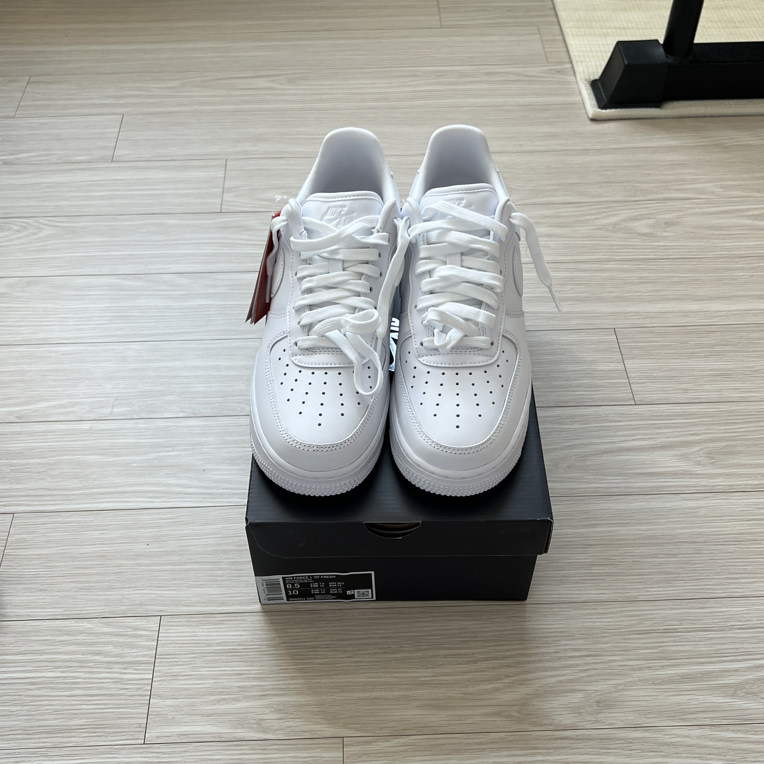 Nike Air Force 1 '07 Fresh White 착용 스타일