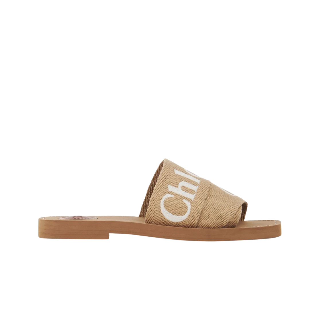(W) 끌로에 우디 플랫 뮬 데저트 베이지((W) Chloe Woody Flat Mule Desert Beige)