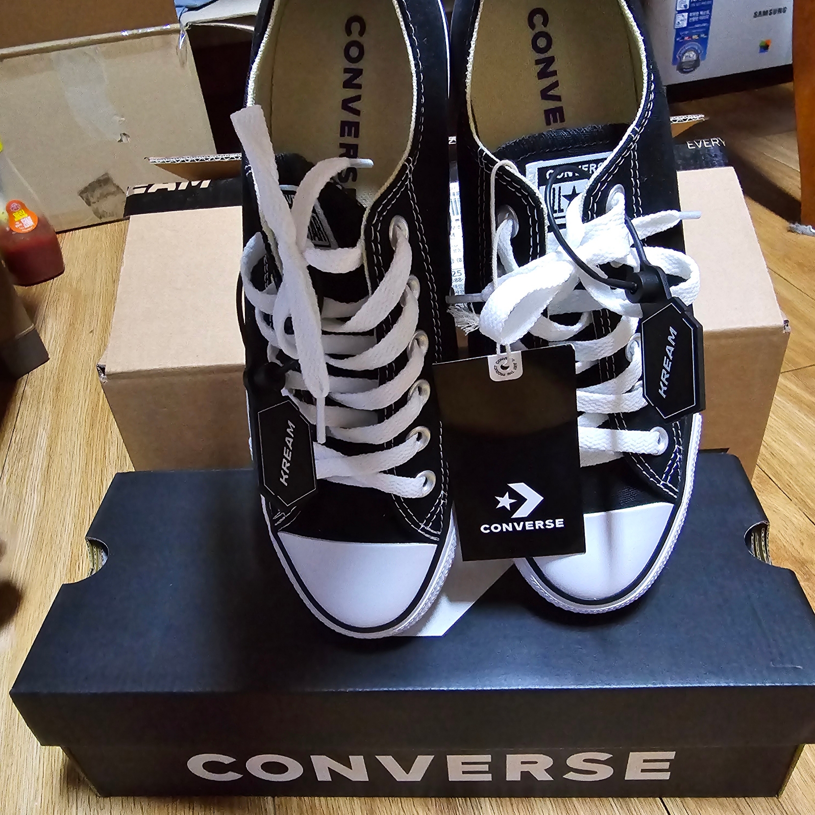Converse Chuck Taylor All Star Ox Black 착용 스타일 - 4