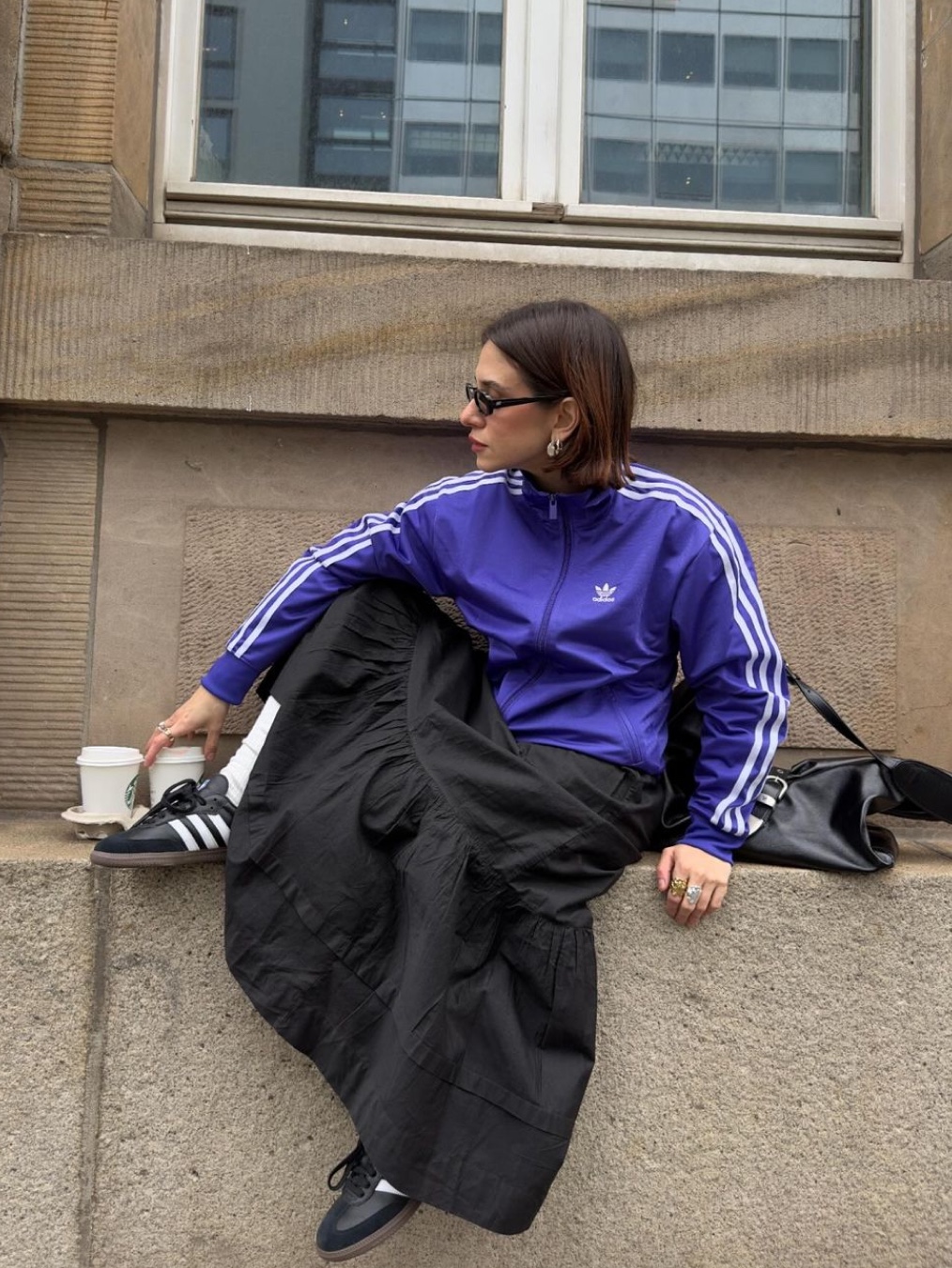 Adidas Adicolor Classics Firebird Track Top Black - KR Sizing, Adidas Superstar Track Top PB Black - KR Sizing 착용 스타일 - 7
