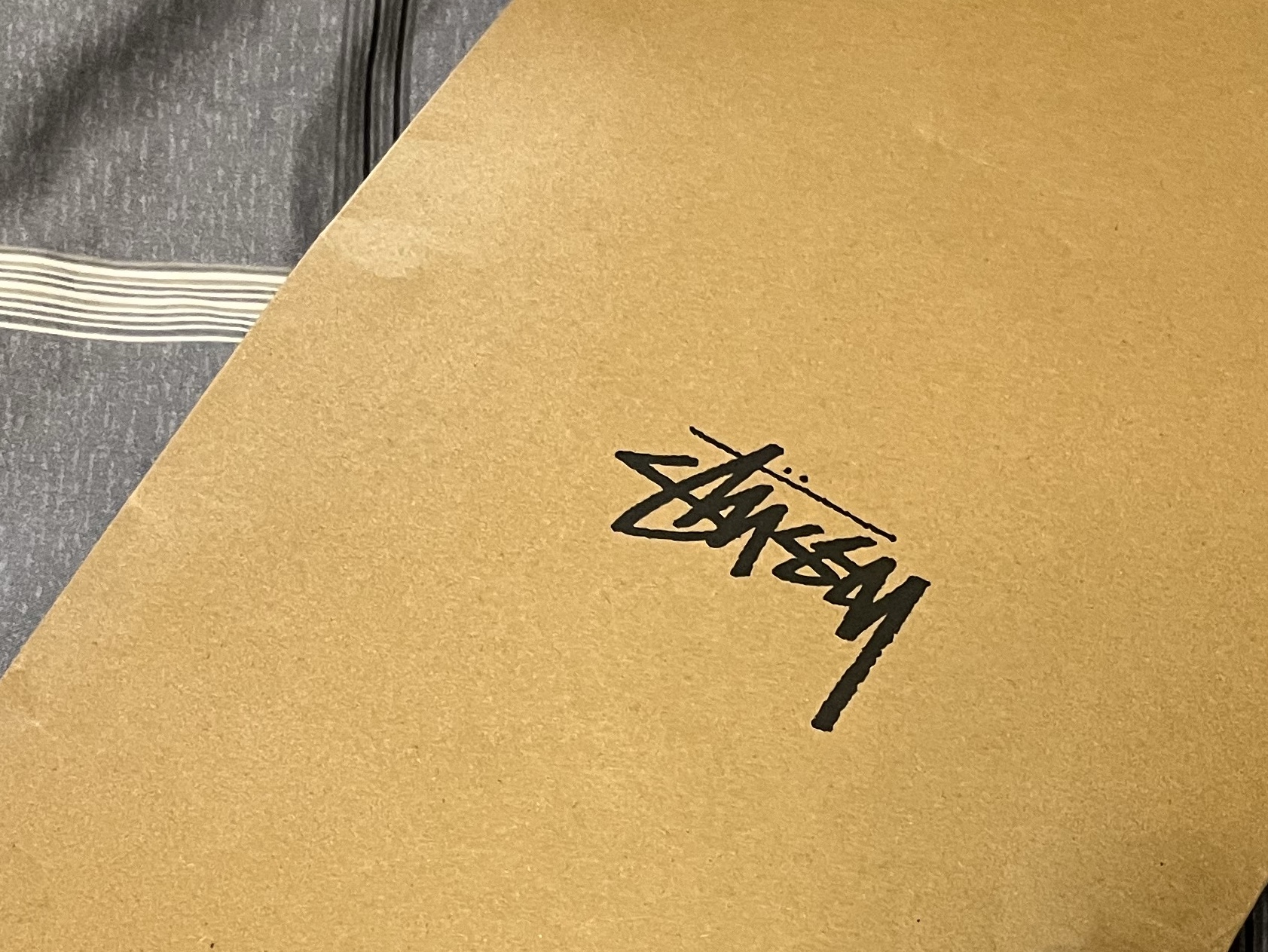 Stussy 8 Ball Pigment Dyed T-Shirt Natural 착용 스타일 - 4
