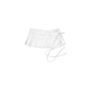 Bonnae Women  Embroidered pleated skirt White