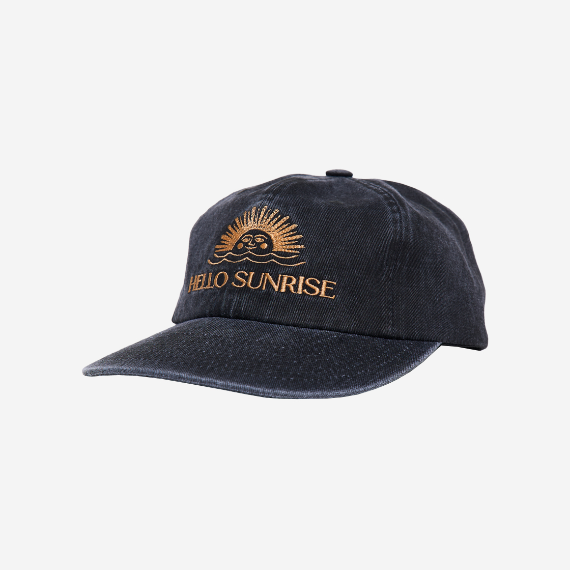 ★Hello Sunrise★ HS VTG Arch Logo Relaxed Fit Cap HS VTG Arch Logo Relaxed Fit Cap_Black - Hello Sunrise