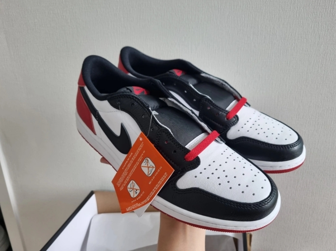 Jordan 1 Retro Low OG Black Toe 착용 스타일