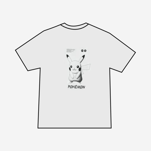 유니클로 UT 포켓몬 마스터즈 EX 그래픽 티셔츠 화이트 - JP