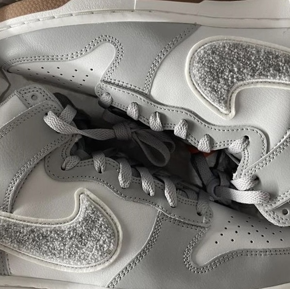 Nike Dunk High Retro University Light Smoke Grey 착용 스타일